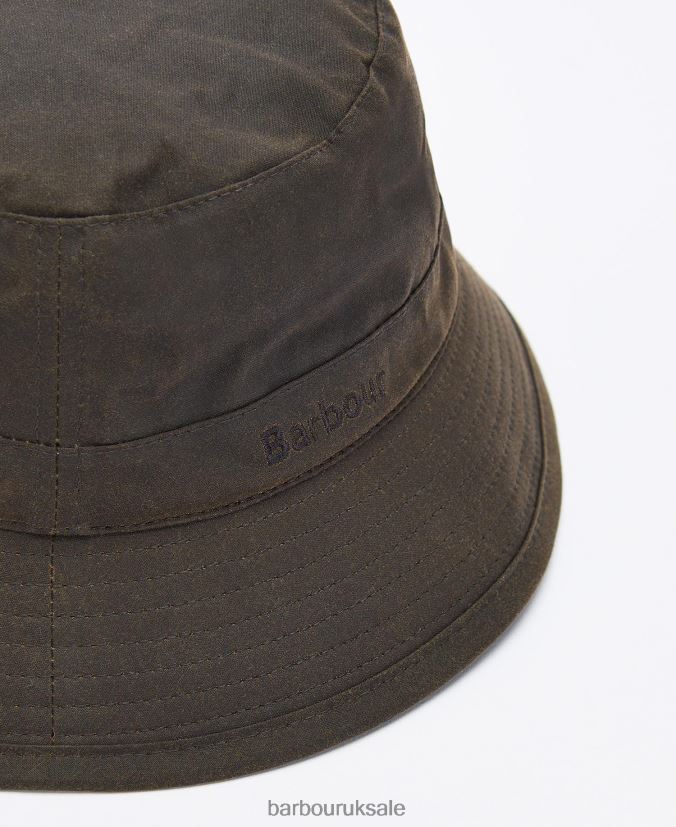 Wax Bucket Hat Barbour Men R08LB62236 Accessories Navy