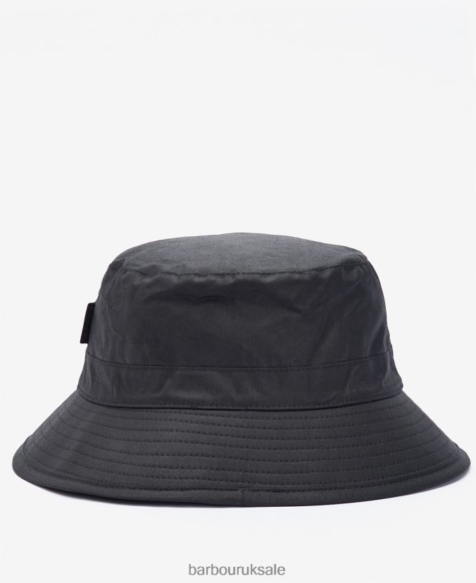Wax Bucket Hat Barbour Men R08LB62251 Accessories Black