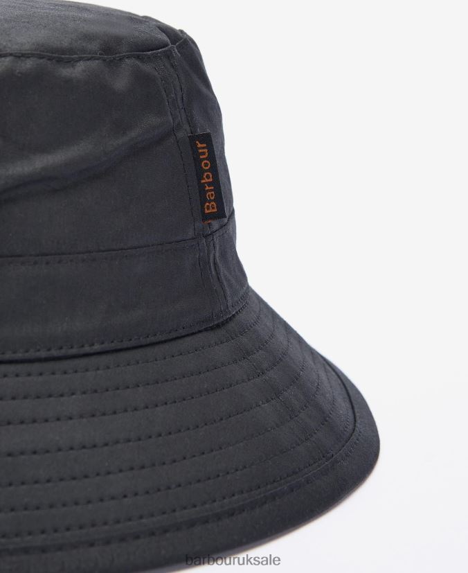Wax Bucket Hat Barbour Men R08LB62251 Accessories Black