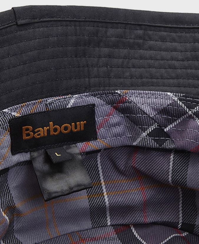 Wax Bucket Hat Barbour Men R08LB62251 Accessories Black