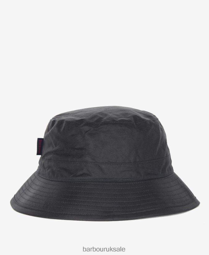 Wax Bucket Hat Barbour Men R08LB62254 Accessories Navy