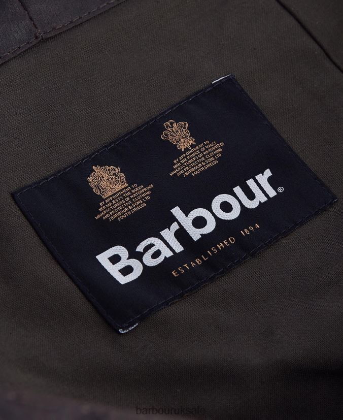 Waxed Cotton Plain Hood Barbour Men R08LB62340 Accessories Black