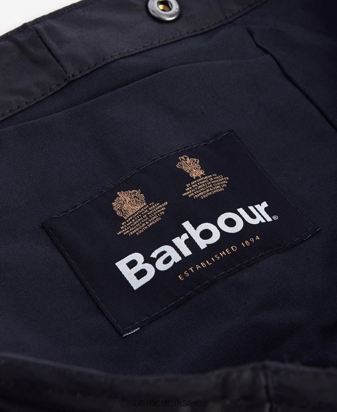 Waxed Cotton Plain Hood Barbour Men R08LB62342 Accessories Black