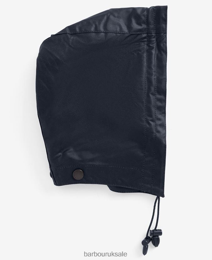Waxed Cotton Plain Hood Barbour Men R08LB62346 Accessories Black