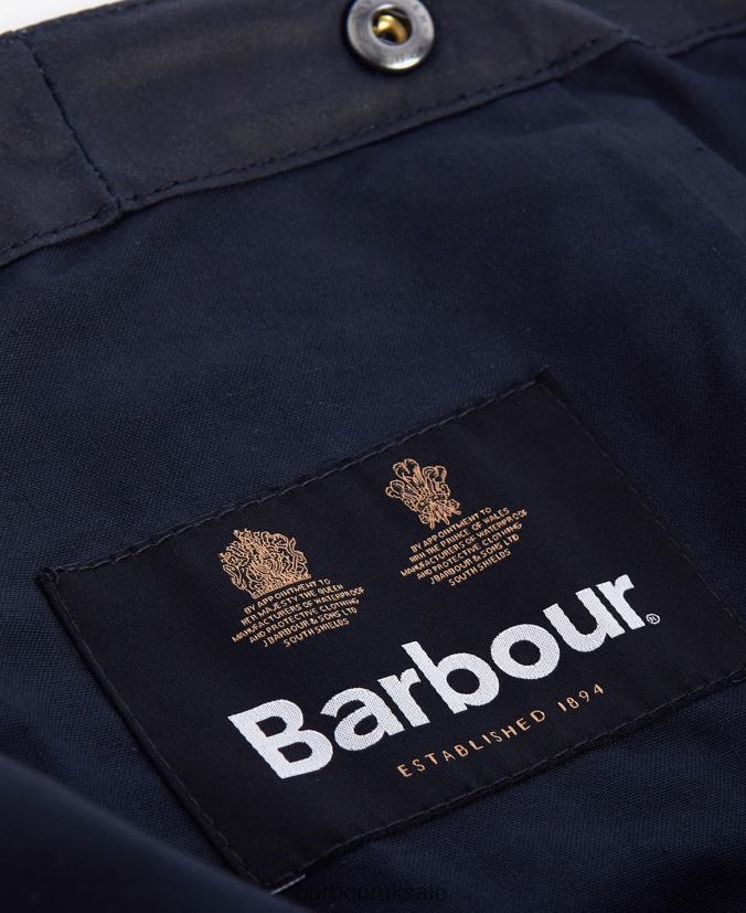 Waxed Cotton Plain Hood Barbour Men R08LB62346 Accessories Black