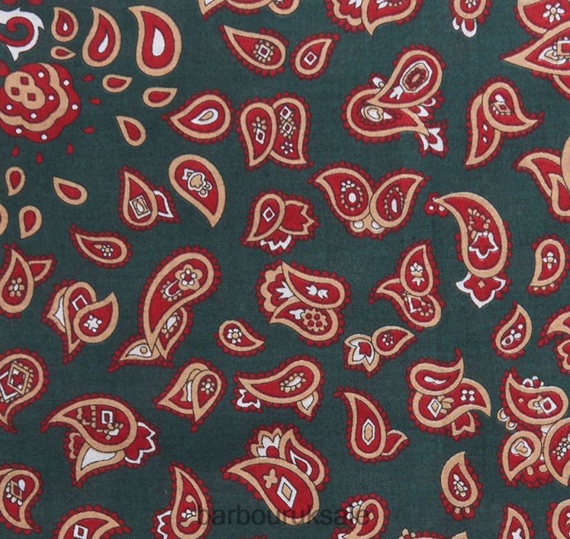 Paisley Handkerchiefs Gift Box Set Barbour Men R08LB62352 Accessories Red/Green/Navy