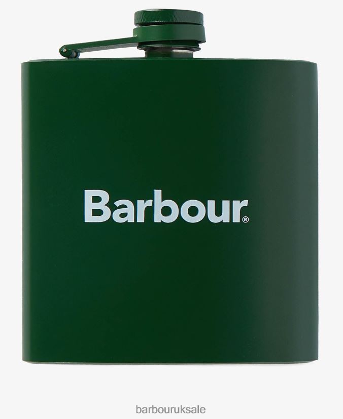 Hip Flask and Sock Gift Set Barbour Men R08LB62361 Accessories Green
