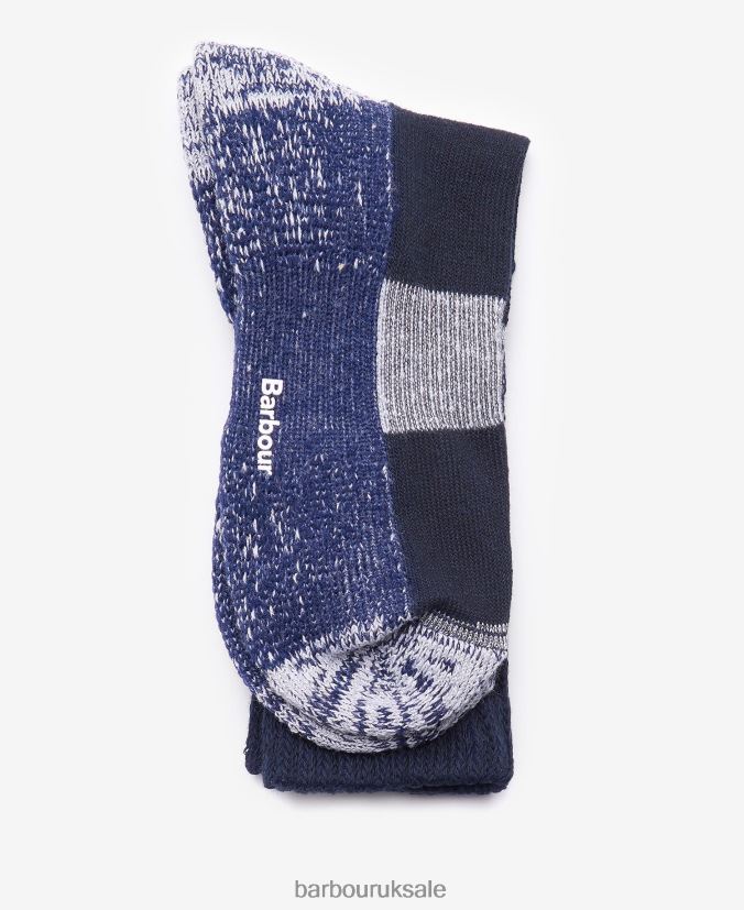 Lowland Coolmax Hiker Socks Barbour Men R08LB62360 Accessories Black