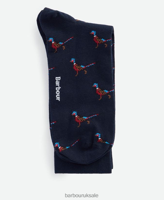Mavin Socks Barbour Men R08LB62363 Accessories Navy/Pheasant