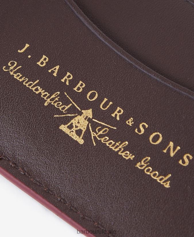 Grain Leather Billfold Wallet Barbour Men R08LB62377 Accessories Black