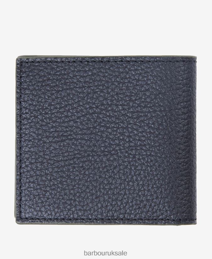 Grain Leather Billfold Wallet Barbour Men R08LB62381 Accessories Black