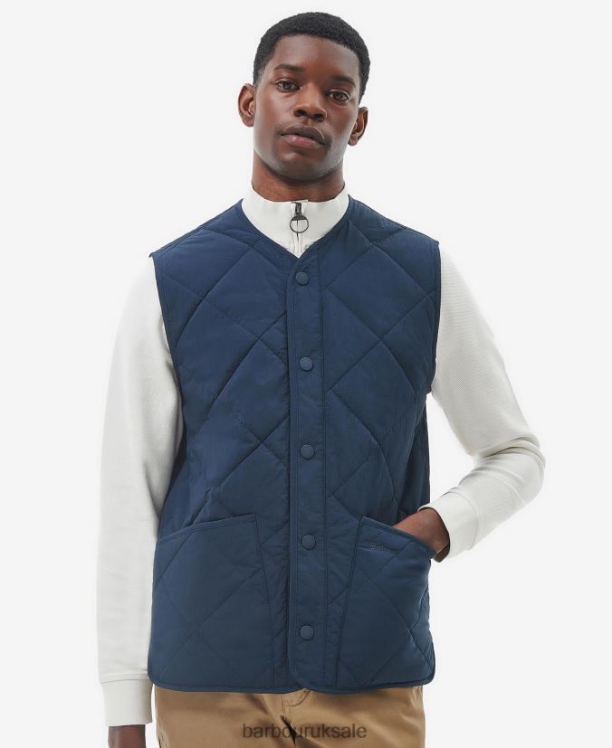 Brent Liddesdale Gilet Barbour Men R08LB6229 Clothing Cornstalk