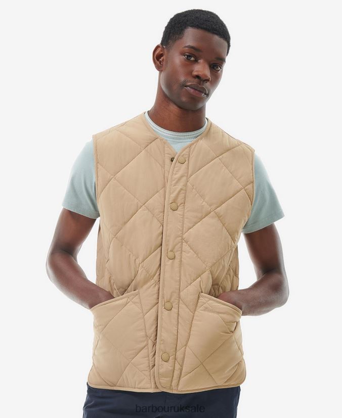 Brent Liddesdale Gilet Barbour Men R08LB6249 Clothing Cornstalk