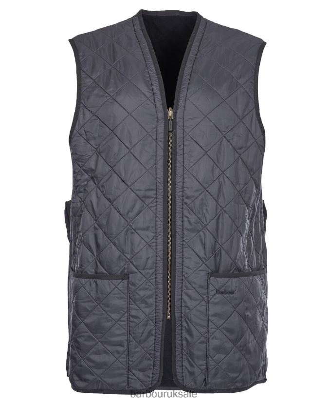 Polarquilt Waistcoat/Zip-In Liner Barbour Men R08LB62326 Clothing Black
