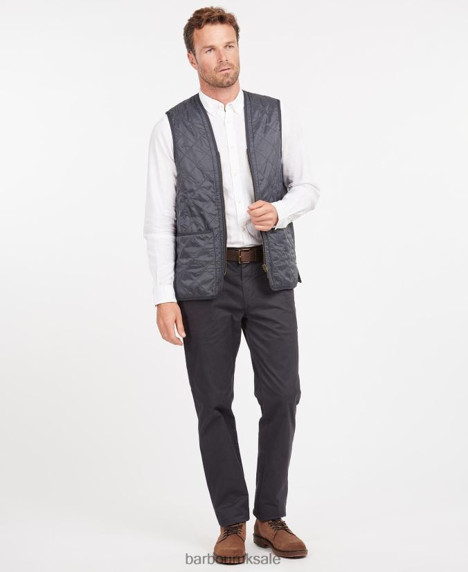 Polarquilt Waistcoat/Zip-In Liner Barbour Men R08LB62326 Clothing Black