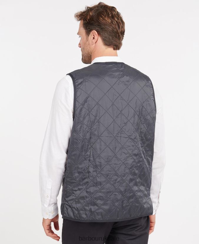 Polarquilt Waistcoat/Zip-In Liner Barbour Men R08LB62326 Clothing Black