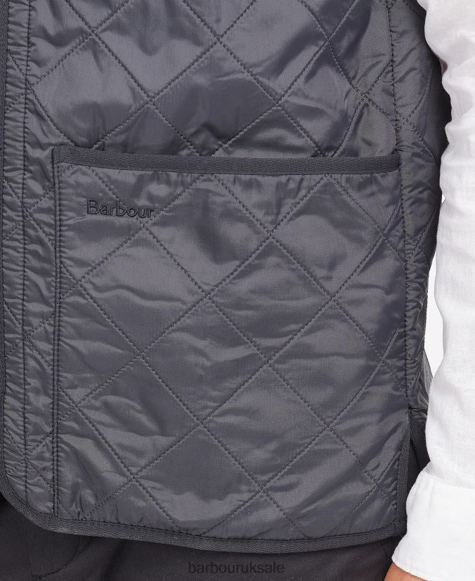 Polarquilt Waistcoat/Zip-In Liner Barbour Men R08LB62326 Clothing Black