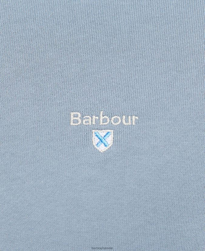 Barbur Rothley Half-Zip Sweatshirt Barbour Men R08LB61052 Clothing Agave Green