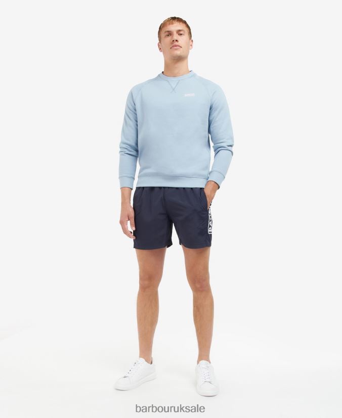 Essential Crew Neck Sweatshirt Barbour Men R08LB61057 Clothing International Navy
