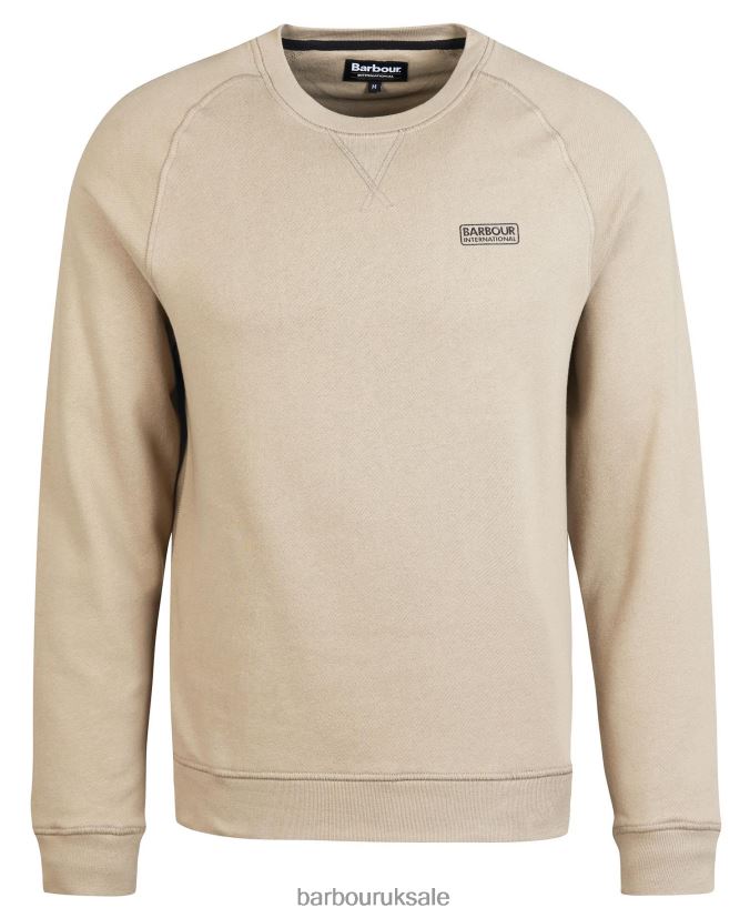 Essential Crew Neck Sweatshirt Barbour Men R08LB61072 Clothing Powder Blue