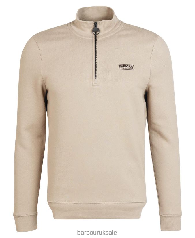 Essential Half Zip Sweatshirt Barbour Men R08LB61069 Clothing Forest