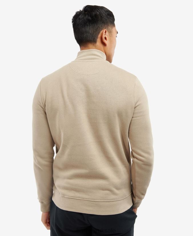 Essential Half Zip Sweatshirt Barbour Men R08LB61069 Clothing Forest