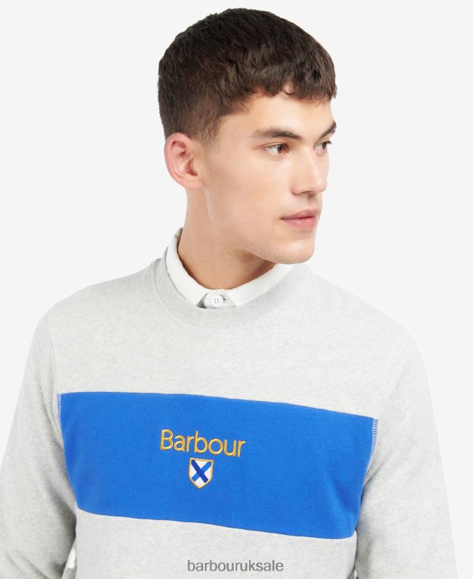 Honor Panel Crew Sweatshirt Barbour Men R08LB61049 Clothing Neutral