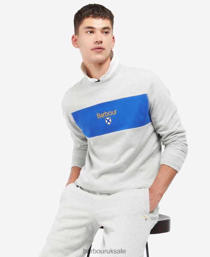 Honor Panel Crew Sweatshirt Barbour Men R08LB61049 Clothing Neutral