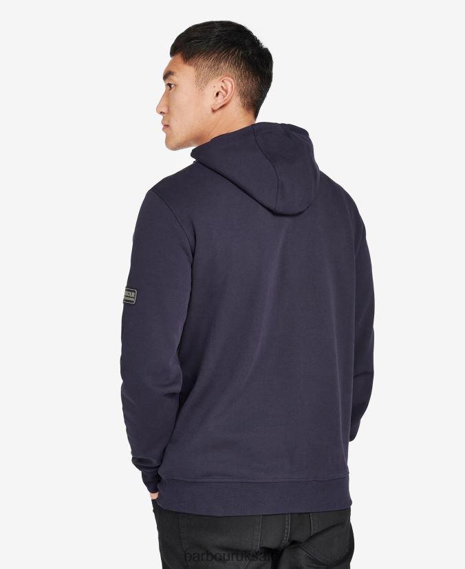Hoxton Half-Zip Hoodie Barbour Men R08LB61064 Clothing Night Sky