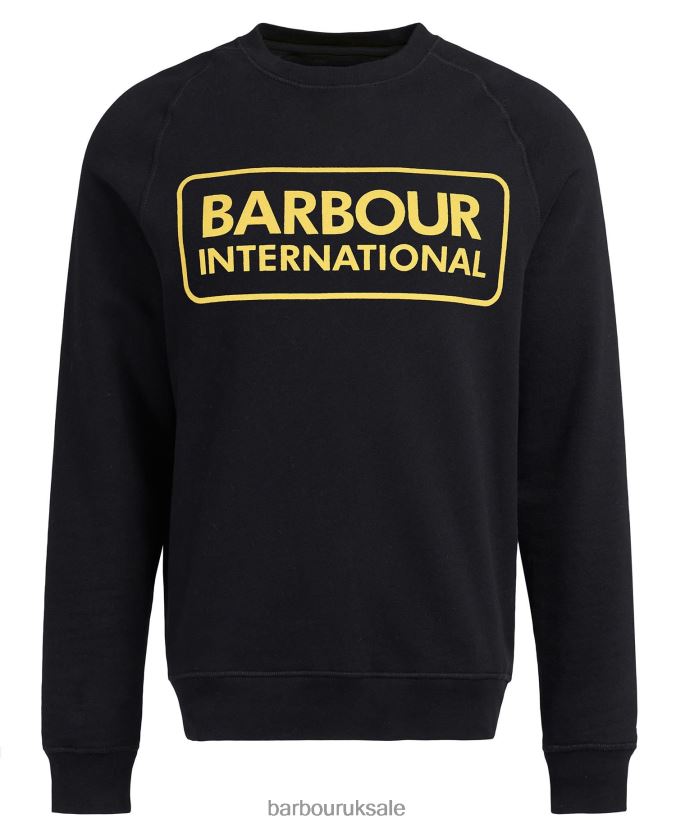 International Sweatshirt Large Logo Barbour Men R08LB61023 Clothing Anthracite Marl