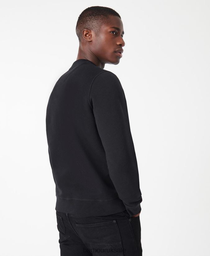 International Sweatshirt Large Logo Barbour Men R08LB61023 Clothing Anthracite Marl