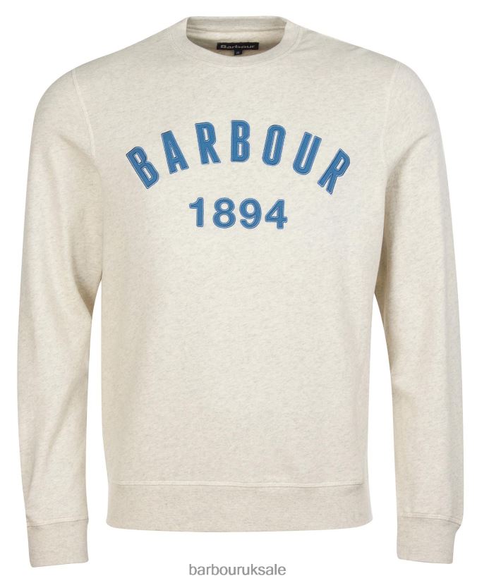 John Crew Neck Sweatshirt Barbour Men R08LB61058 Clothing Pigment Blue