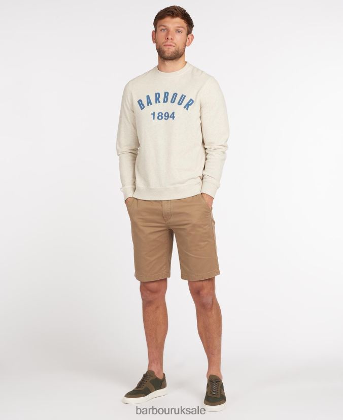 John Crew Neck Sweatshirt Barbour Men R08LB61058 Clothing Pigment Blue