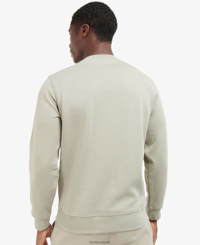 Motor Crew Neck Sweatshirt Barbour Men R08LB61068 Clothing Anthracite Marl