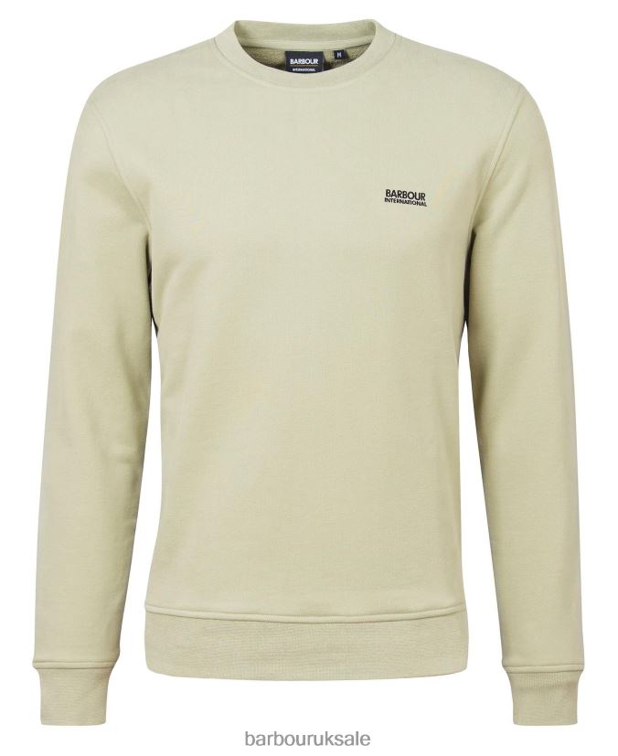 Roadster Crew Neck Sweater Barbour Men R08LB61002 Clothing Cavalry Sand