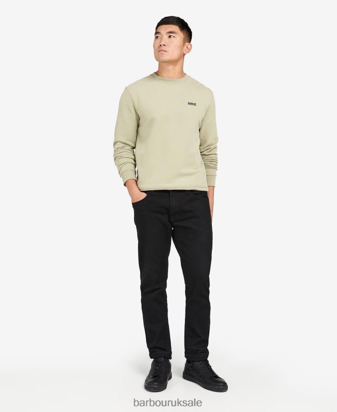 Roadster Crew Neck Sweater Barbour Men R08LB61002 Clothing Cavalry Sand