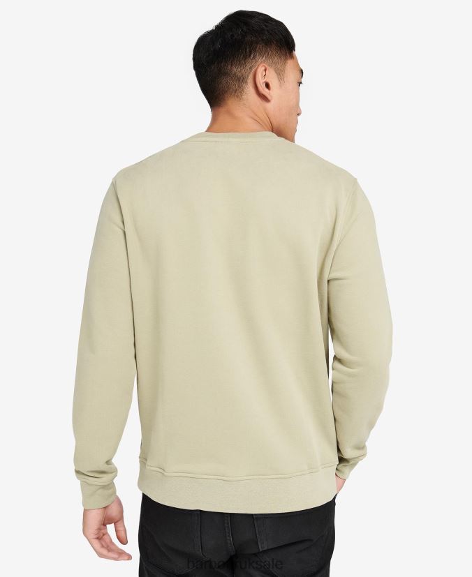 Roadster Crew Neck Sweater Barbour Men R08LB61002 Clothing Cavalry Sand