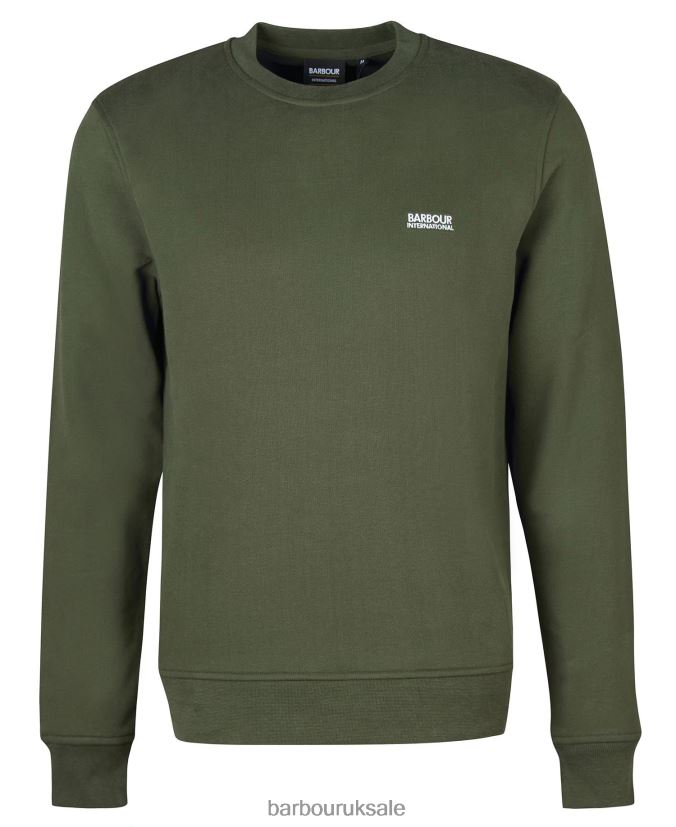 Roadster Crew Neck Sweater Barbour Men R08LB61067 Clothing Cavalry Sand