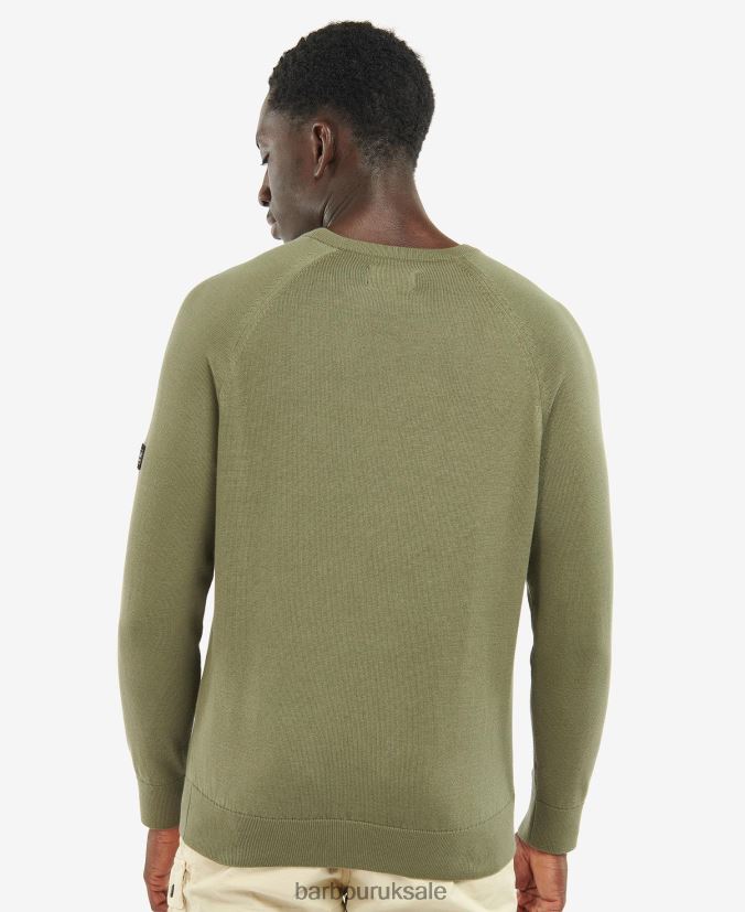 Cotton Crew Neck Sweater Barbour Men R08LB61121 Clothing International Navy