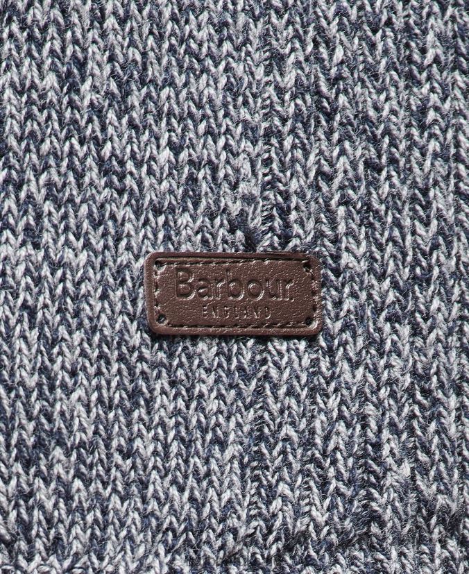 Cotton Twist Nelson Half Zip Barbour Men R08LB61101 Clothing Navy