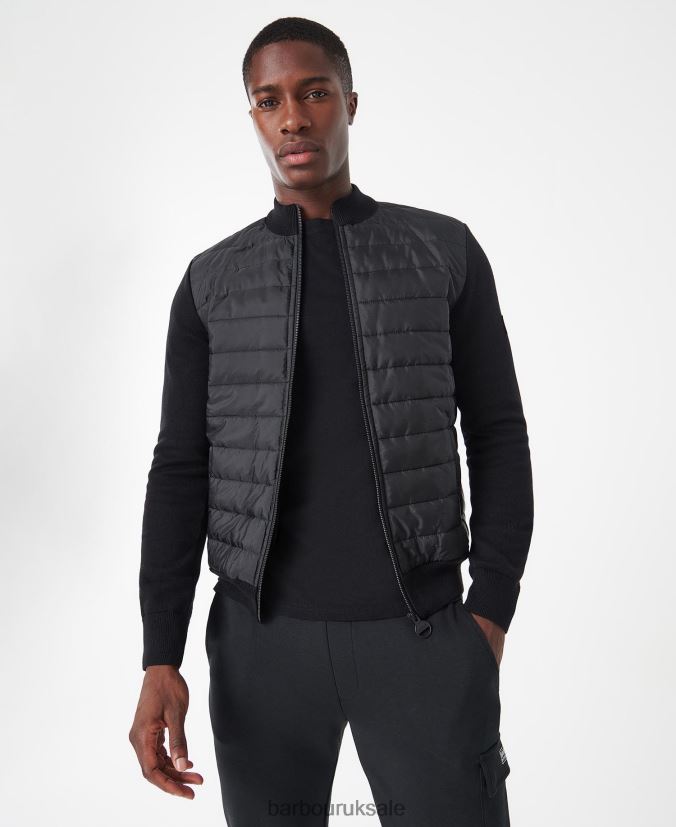 Legacy Baffle Zip Thru Barbour Men R08LB61130 Clothing Forest Green