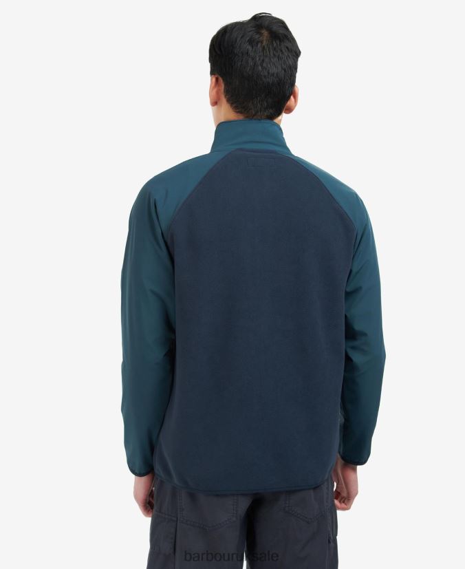Lingfield Zip-Through Fleece Barbour Men R08LB61138 Clothing Classic Navy