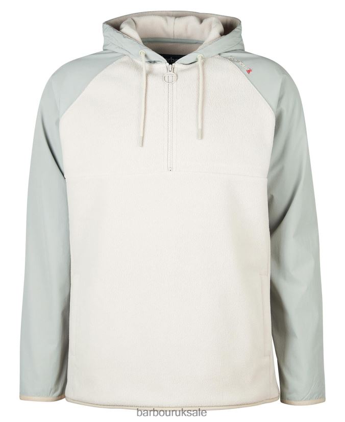 Newfield Half-Zip Fleece Hoodie Barbour Men R08LB61132 Clothing Paloma
