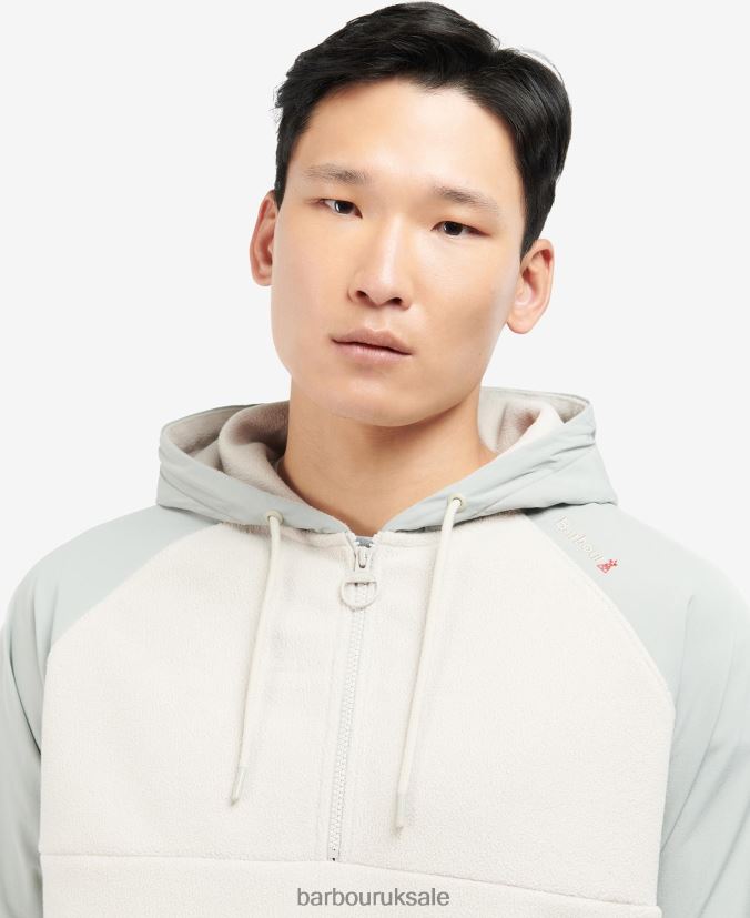 Newfield Half-Zip Fleece Hoodie Barbour Men R08LB61132 Clothing Paloma
