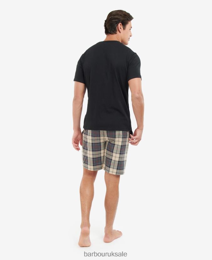 Bailes PJ Set Barbour Men R08LB61240 Clothing Summer Navy Tartan