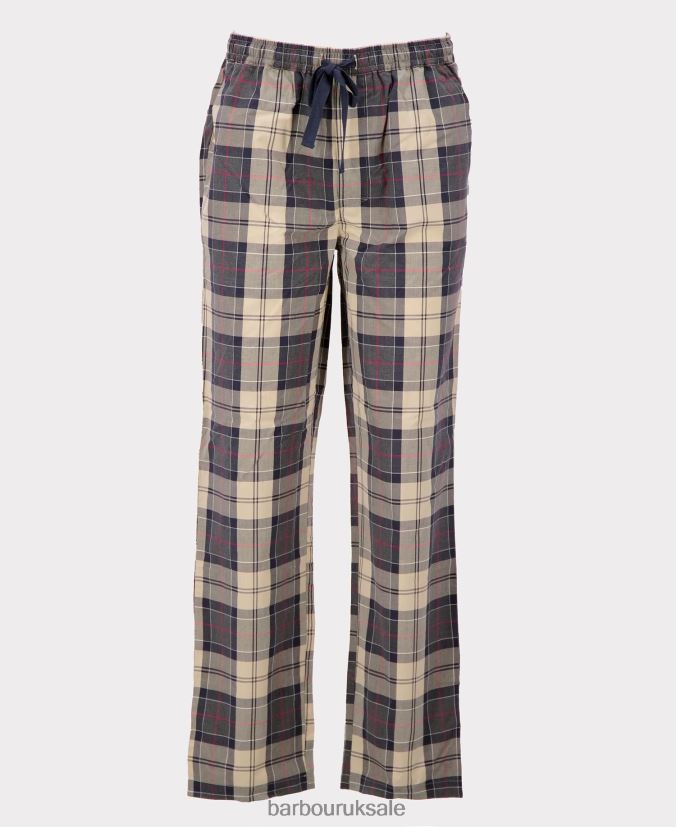 Carlisle PJ Set Barbour Men R08LB61242 Clothing Summer Navy Tartan