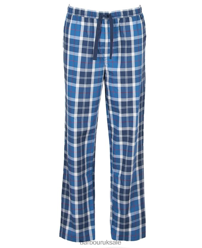 Carlisle PJ Set Barbour Men R08LB61244 Clothing Summer Navy Tartan