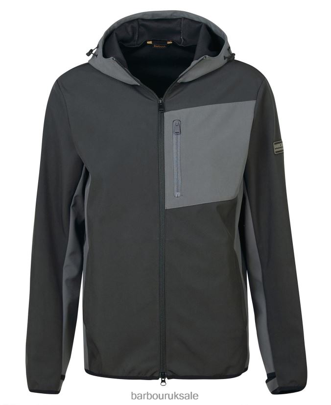 Mercian Shell & Fleece Jacket Barbour Men R08LB61134 Clothing Classic Black