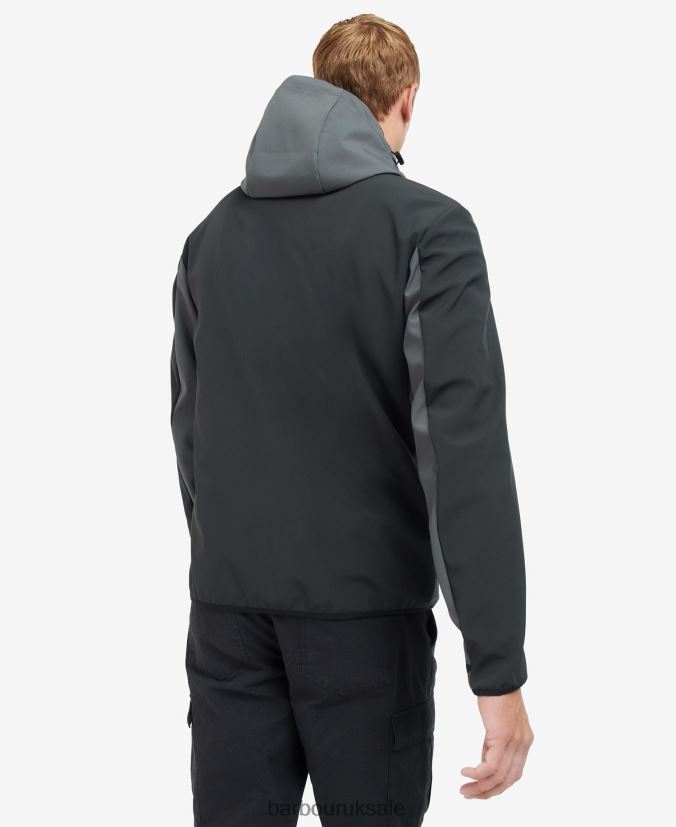 Mercian Shell & Fleece Jacket Barbour Men R08LB61134 Clothing Classic Black