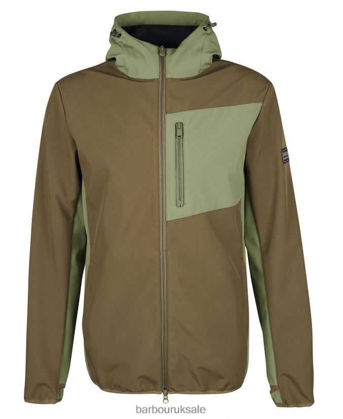 Mercian Shell & Fleece Jacket Barbour Men R08LB61135 Clothing Classic Black